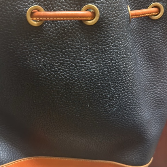 Vintage DOONEY & BOURKE navy unlined leather - Picture 5 of 9